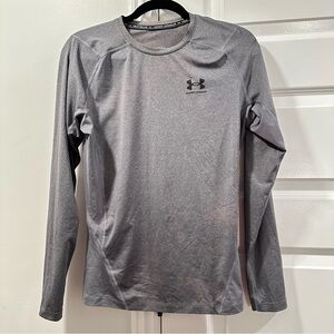 Under Armour Men's Charcoal Long Sleeve Tee Size Large